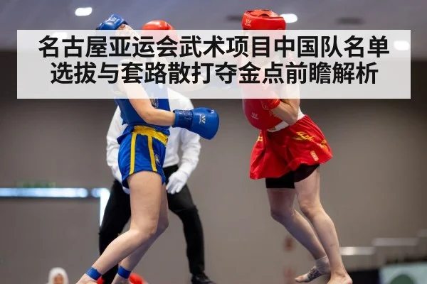 名古屋亚运会武术项目中国队名单选拔与套路散打夺金点前瞻解析